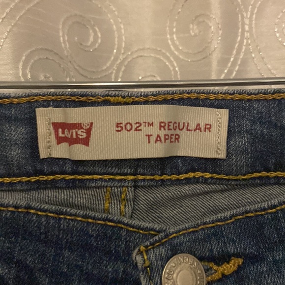 Levi’s 502 Regular Husky Blue Jeans Size 10H (30x26)💥 - Picture 3 of 6